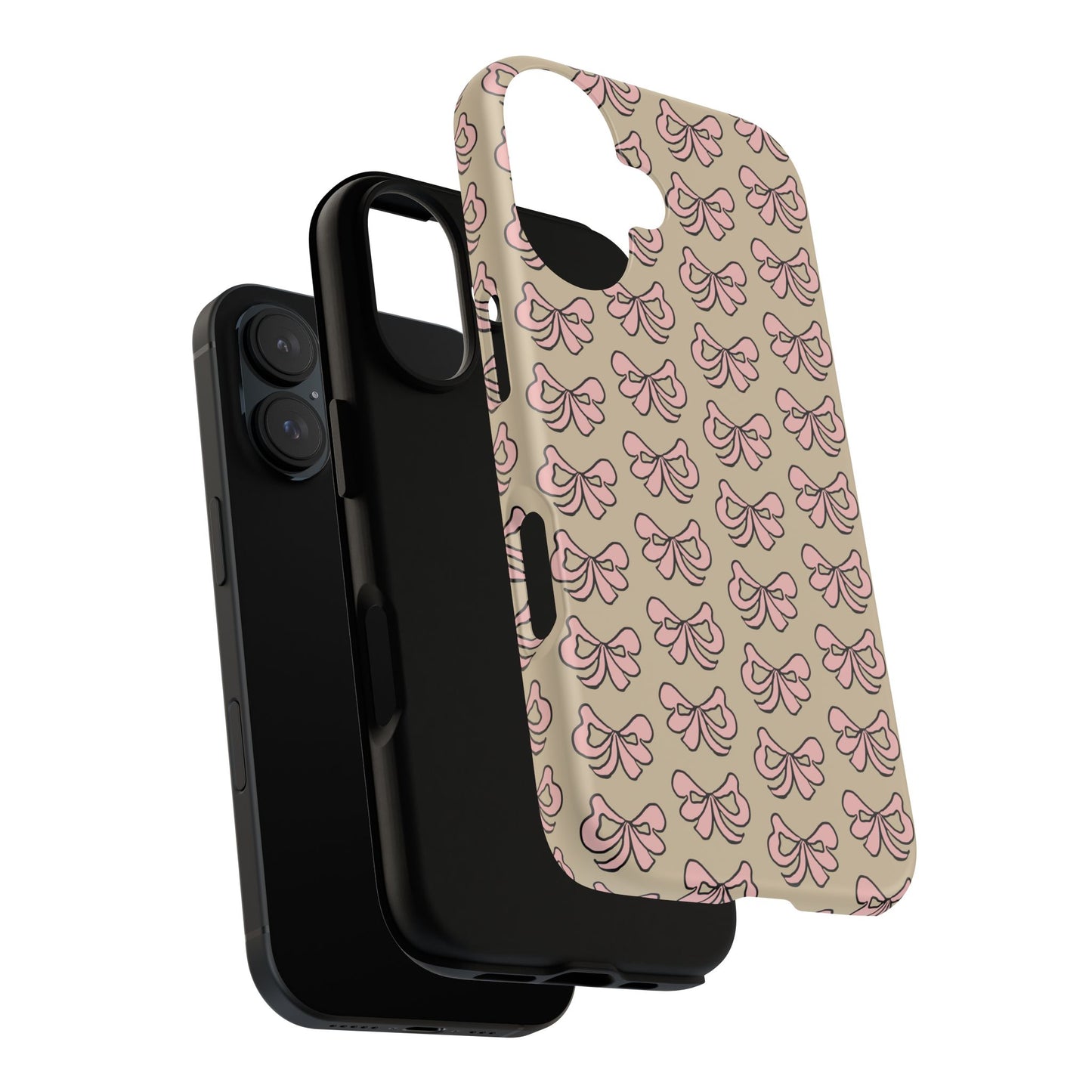 Cute little pink bows - phone case