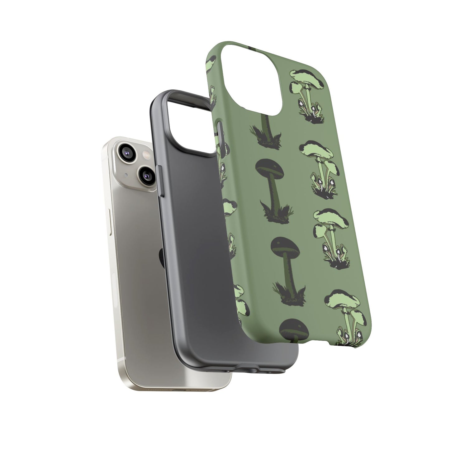 Green funghi phone Case