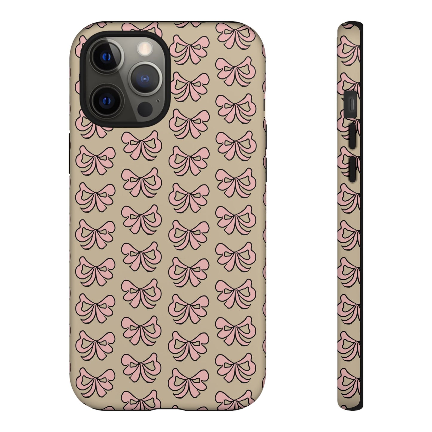Cute little pink bows - phone case
