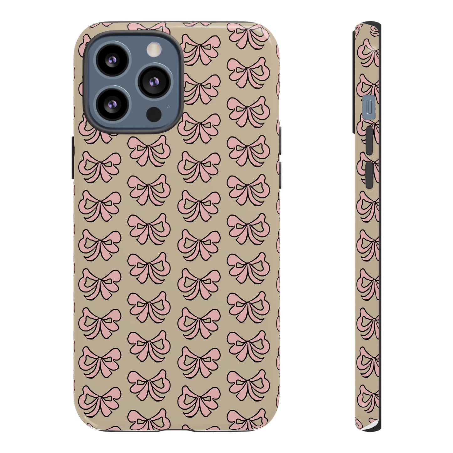 Cute little pink bows - phone case
