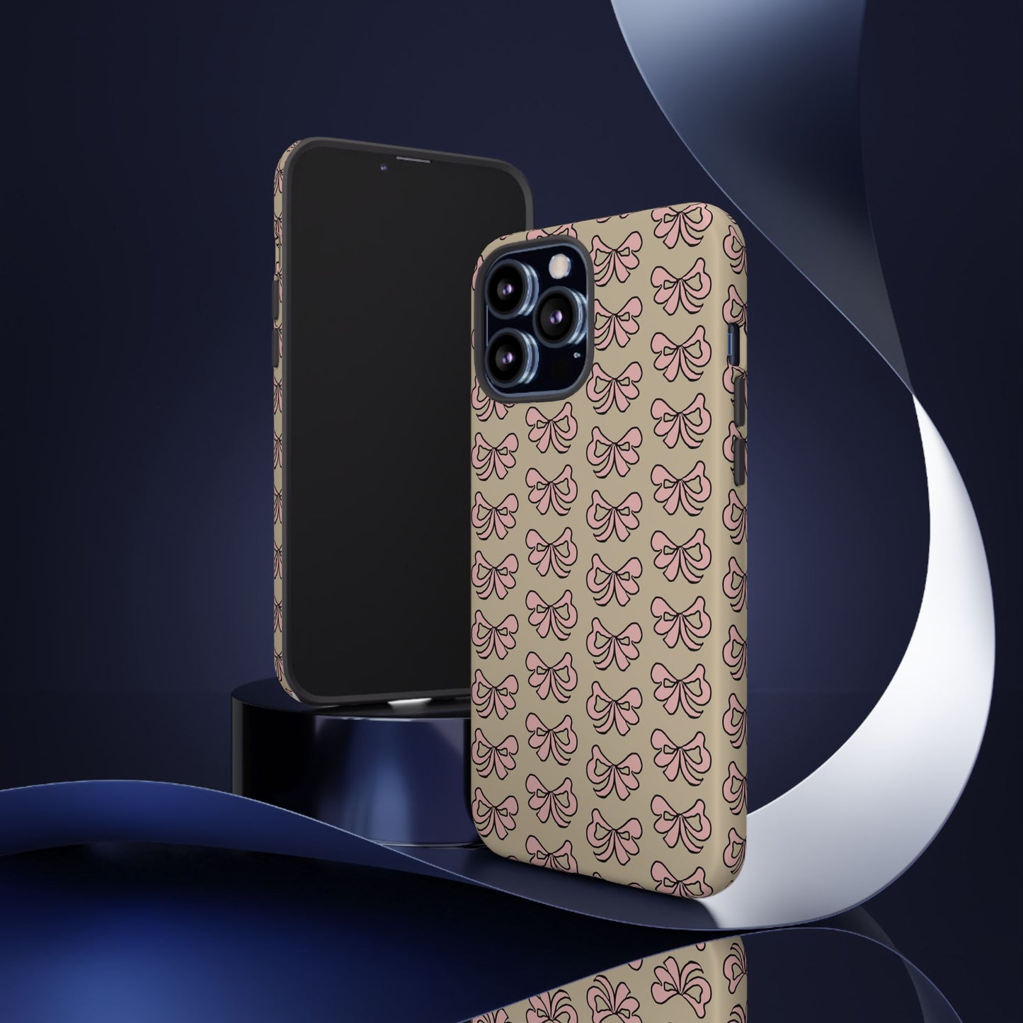 Cute little pink bows - phone case
