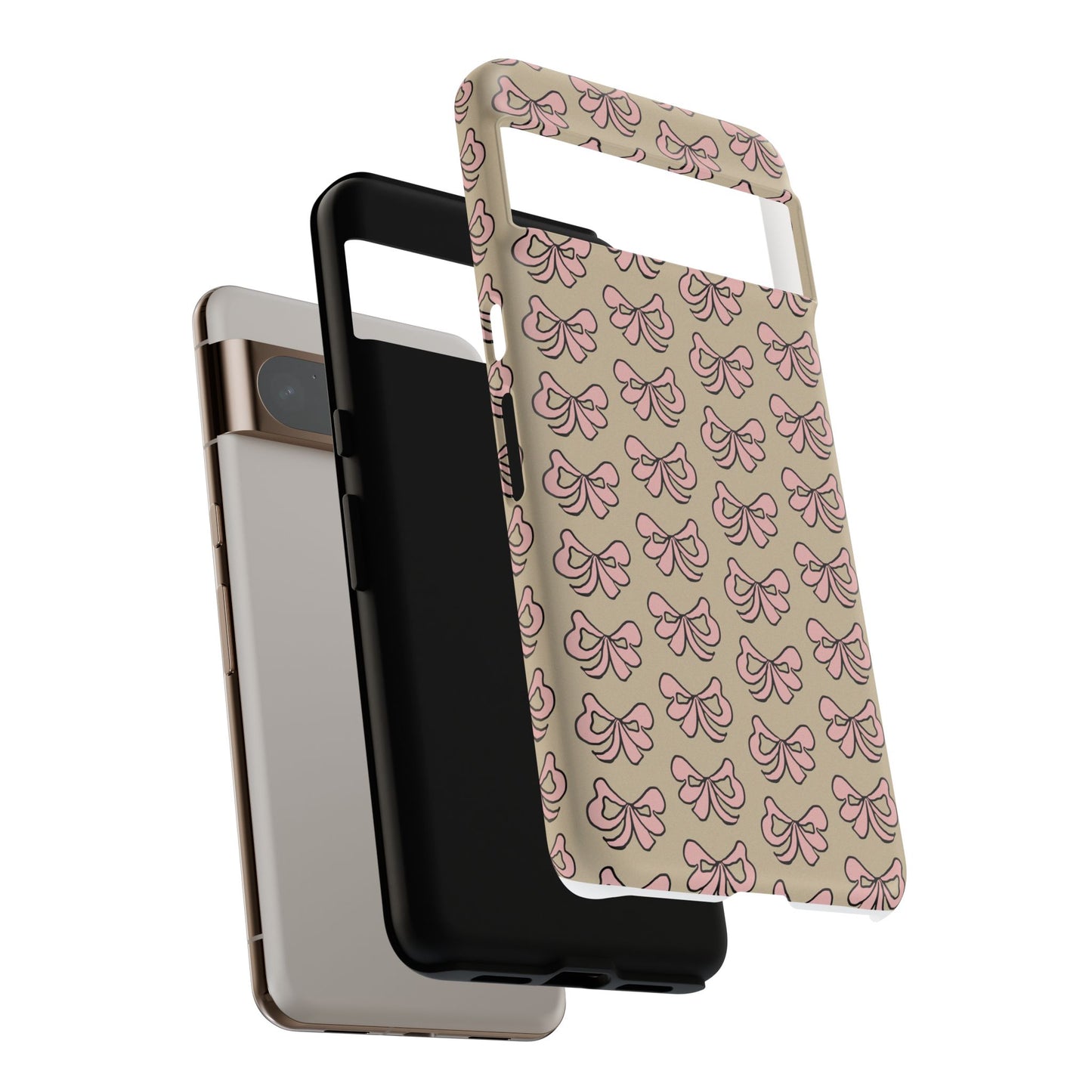 Cute little pink bows - phone case