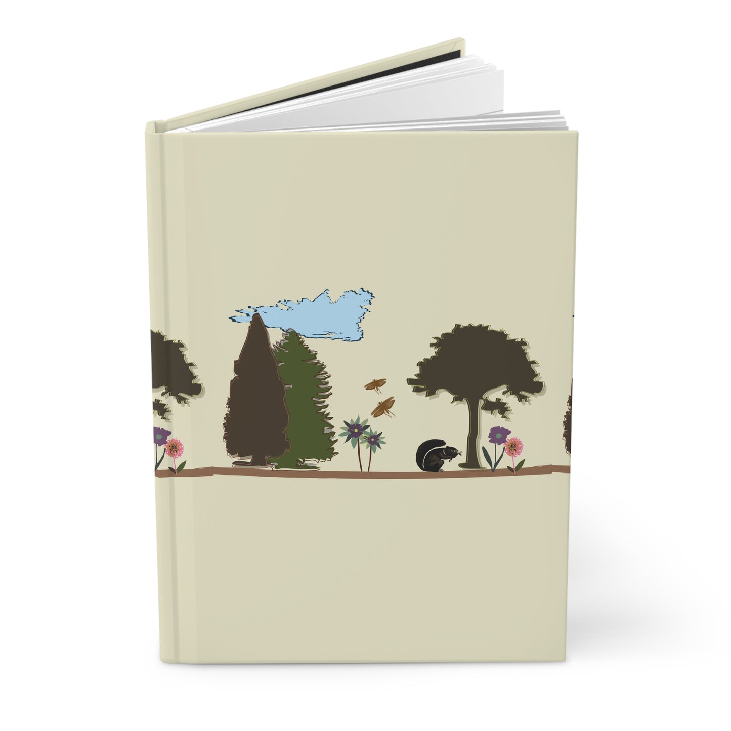 Cute light yellow journal | Hardcover Journal Matte