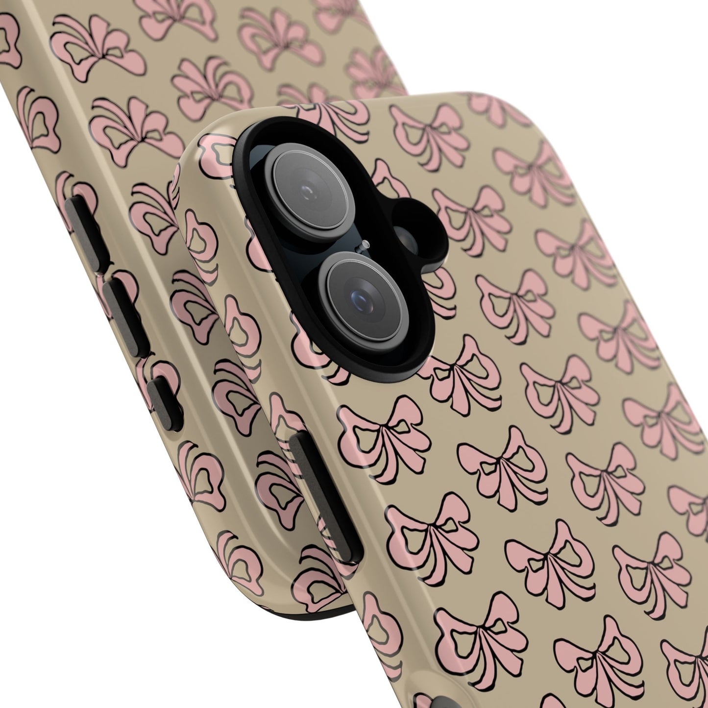 Cute little pink bows - phone case