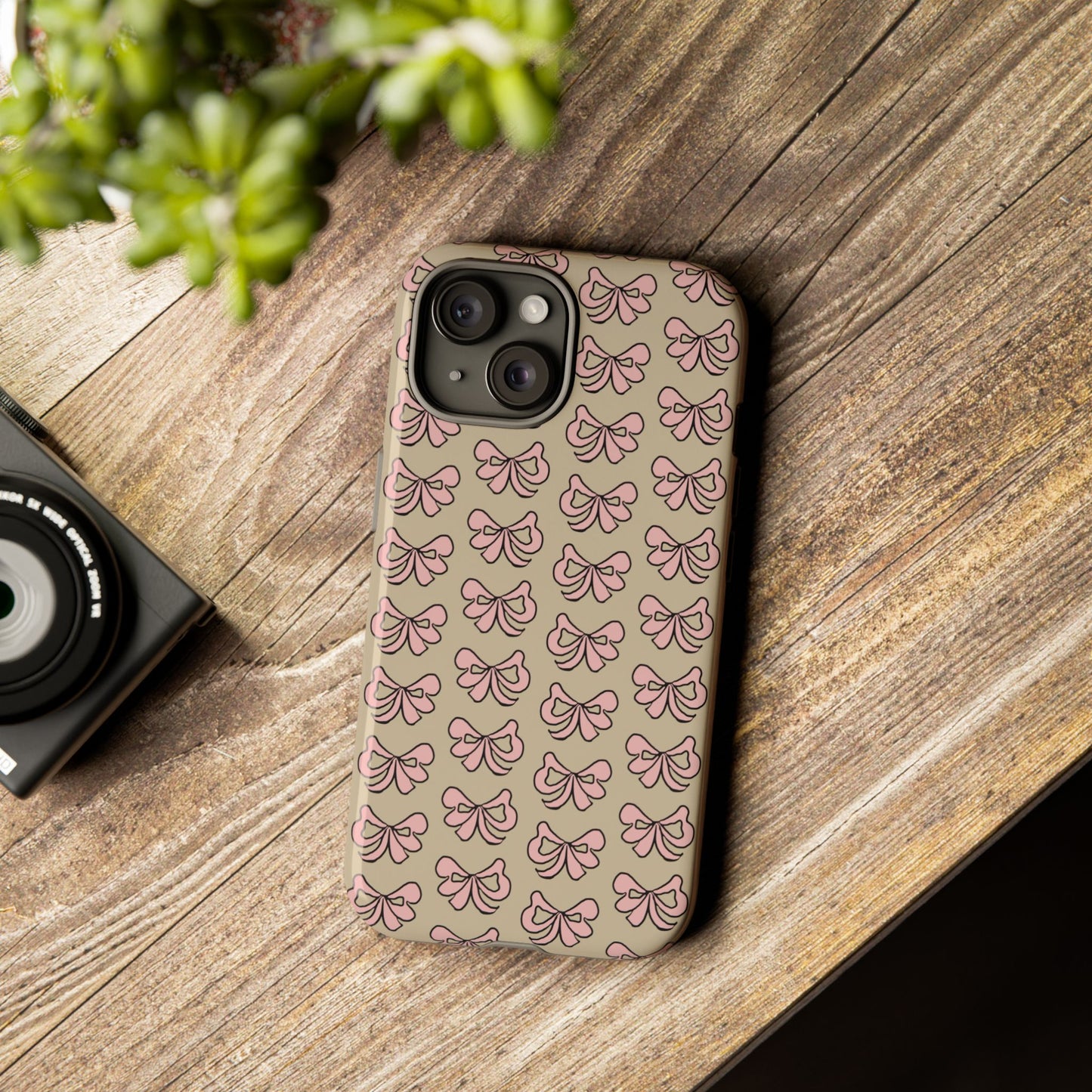 Cute little pink bows - phone case