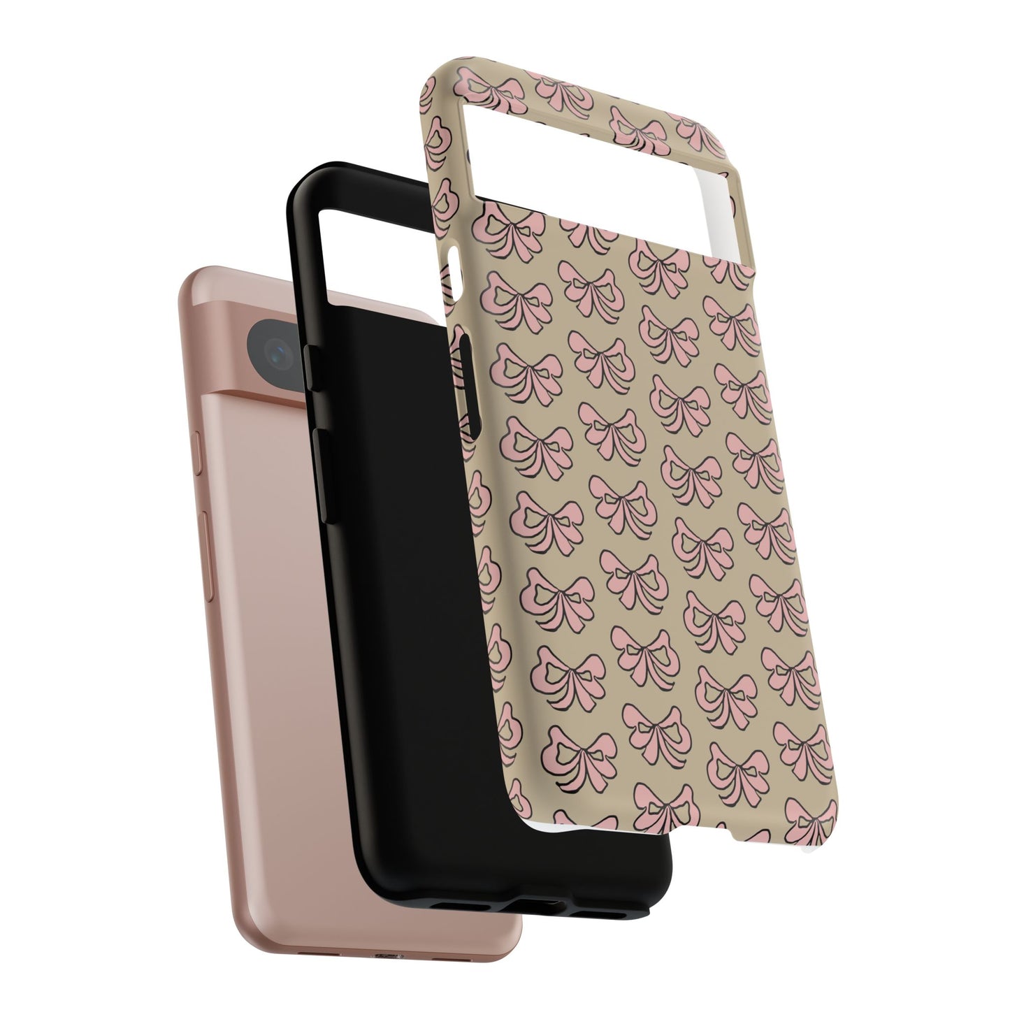 Cute little pink bows - phone case