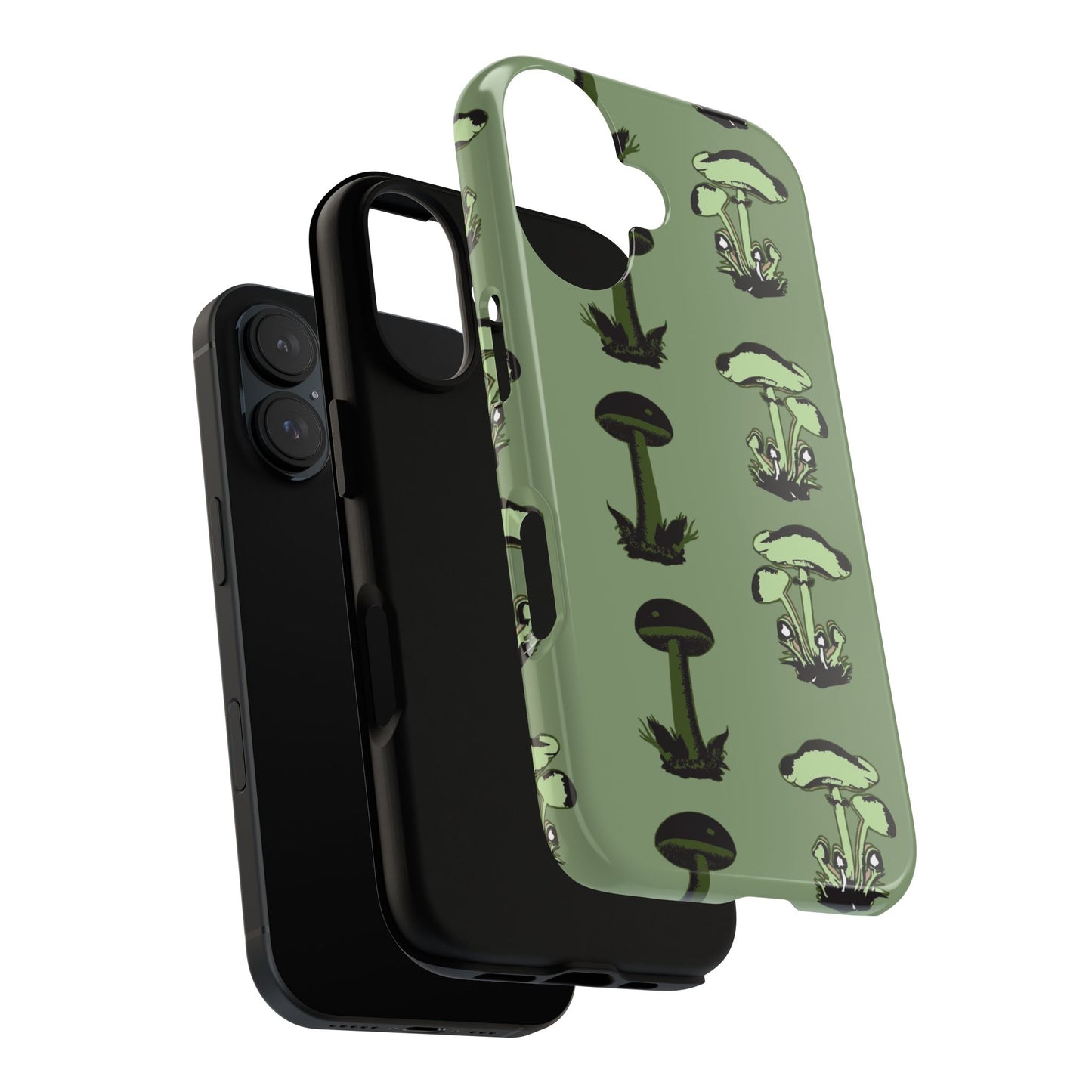 Green funghi phone Case