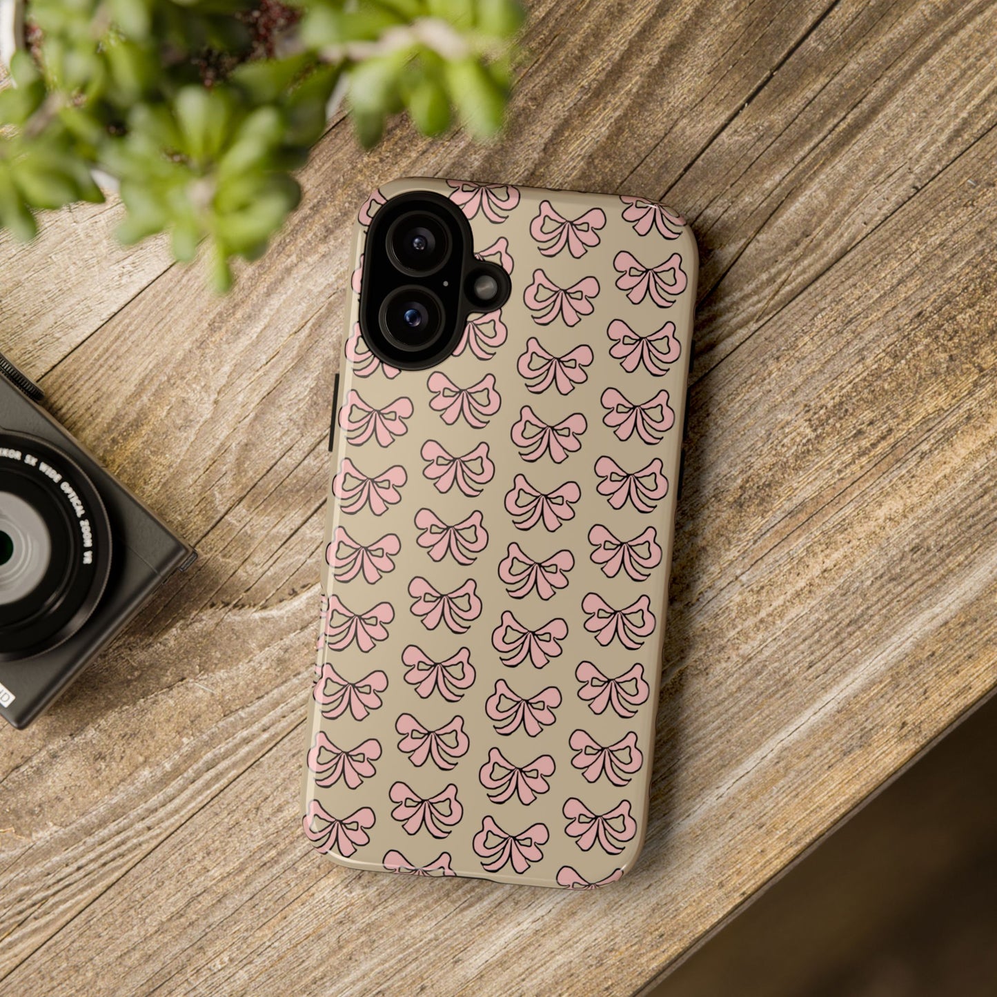 Cute little pink bows - phone case