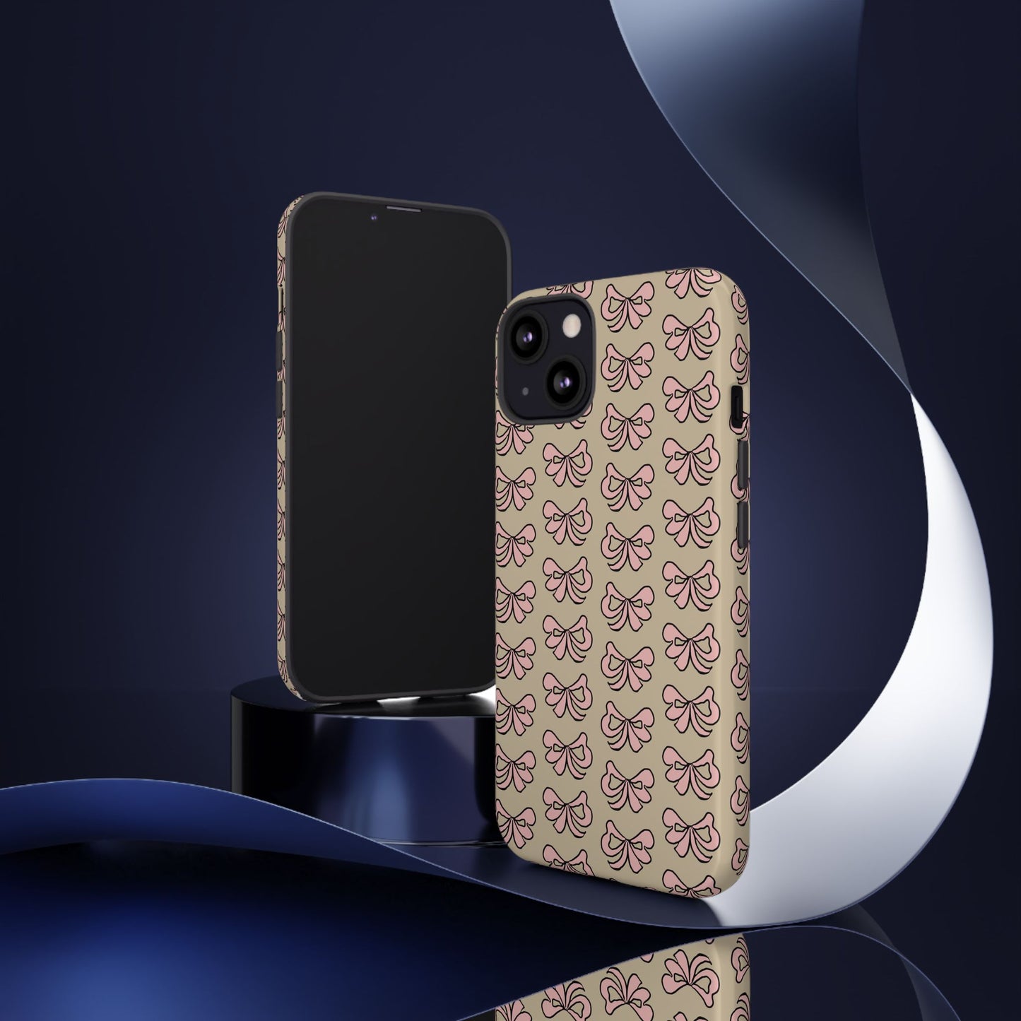 Cute little pink bows - phone case