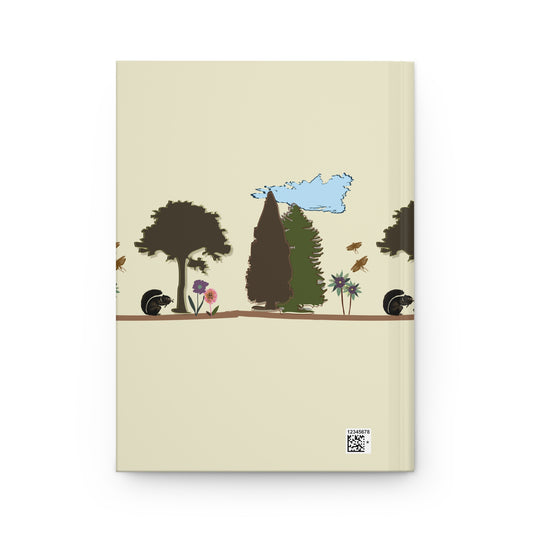 Cute light yellow journal | Hardcover Journal Matte