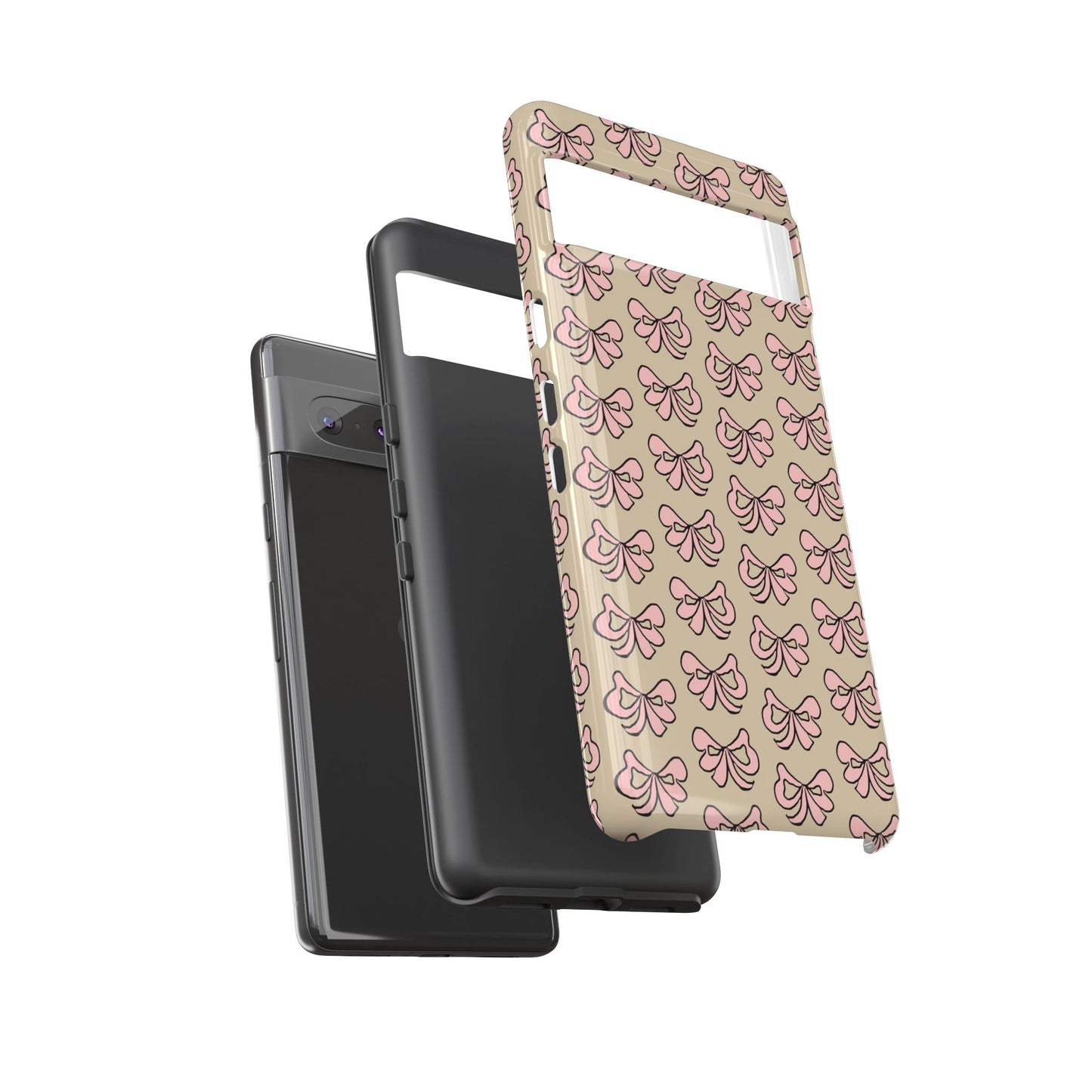 Cute little pink bows - phone case