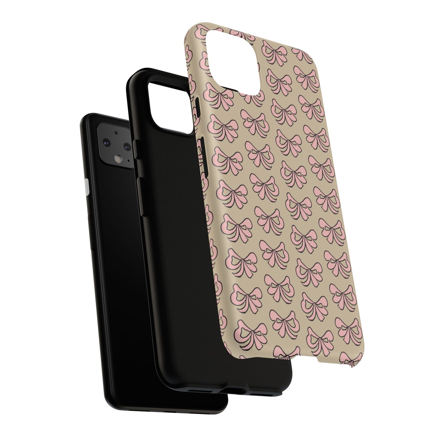 Cute little pink bows - phone case