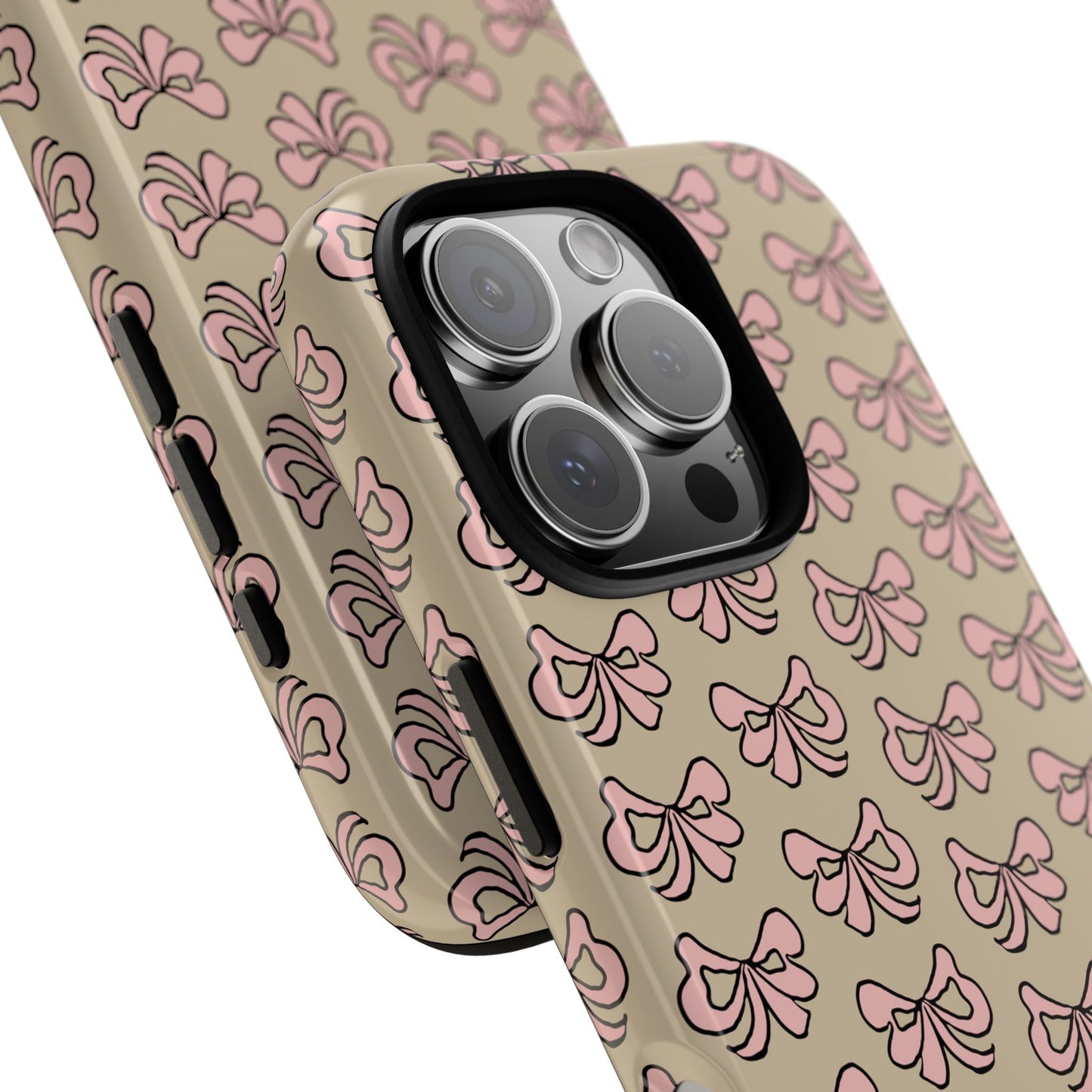 Cute little pink bows - phone case