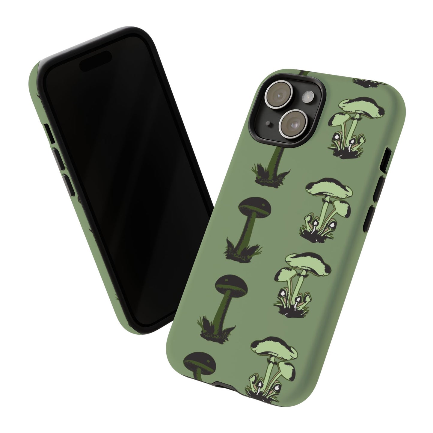 Green funghi phone Case
