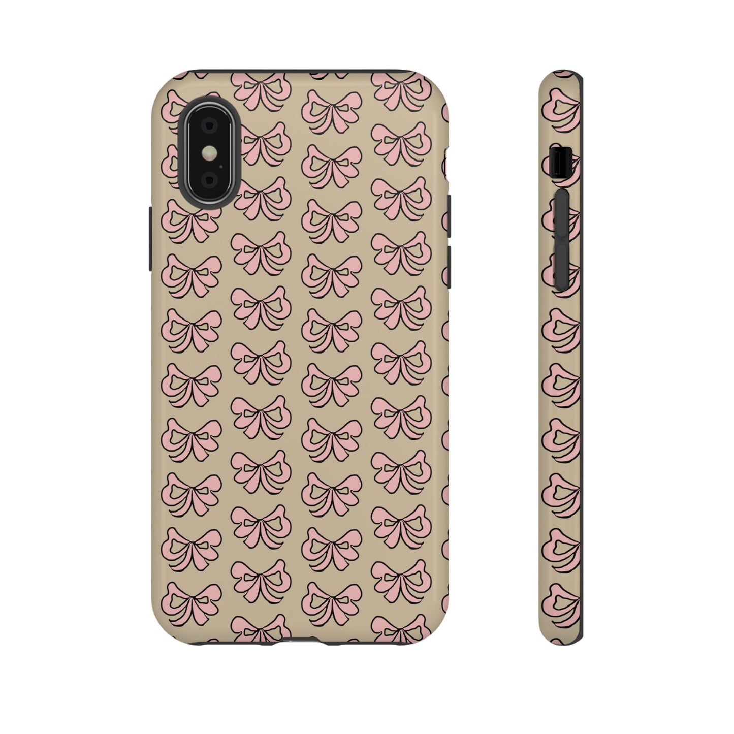 Cute little pink bows - phone case