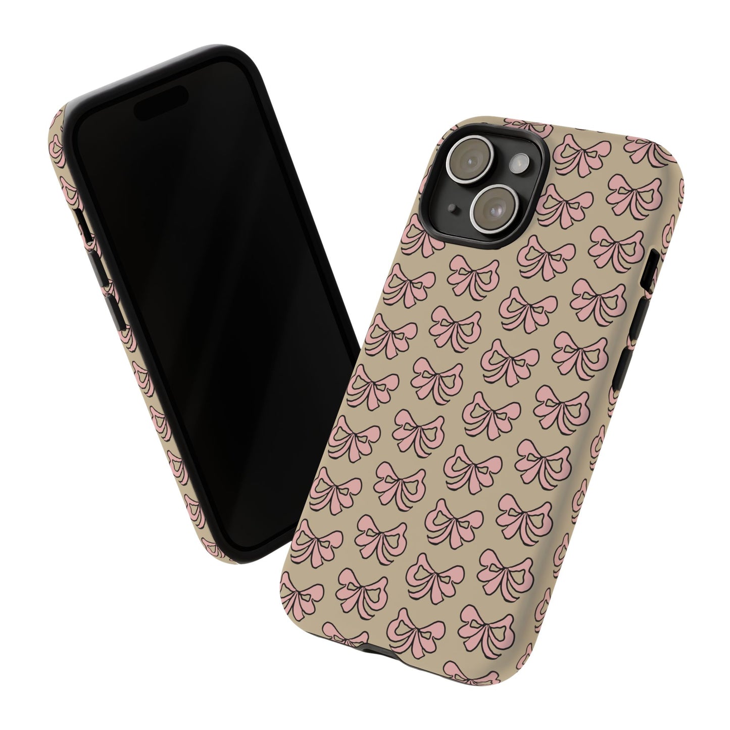 Cute little pink bows - phone case