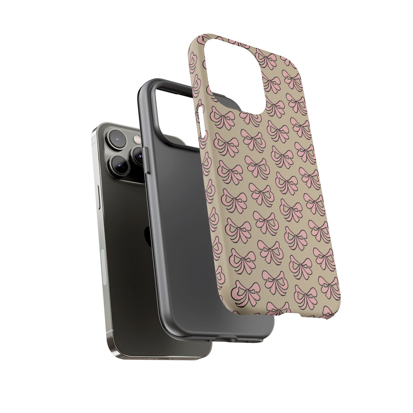 Cute little pink bows - phone case
