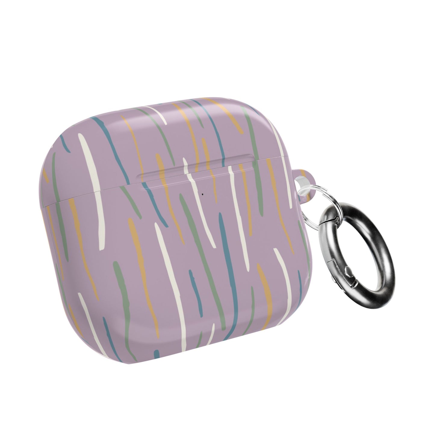 Cute handdrawn stripes AirPod Cases | purple