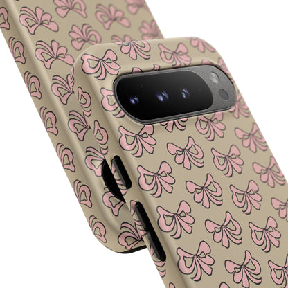 Cute little pink bows - phone case