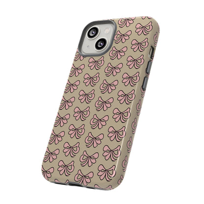 Cute little pink bows - phone case