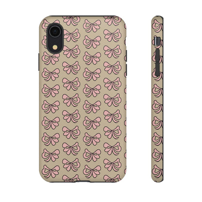 Cute little pink bows - phone case