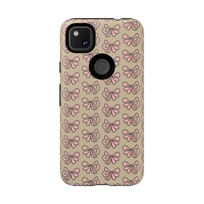 Cute little pink bows - phone case