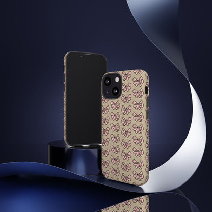 Cute little pink bows - phone case