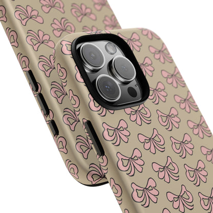 Cute little pink bows - phone case