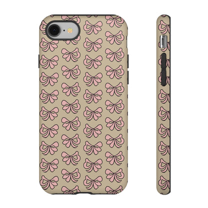 Cute little pink bows - phone case
