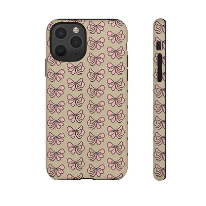 Cute little pink bows - phone case