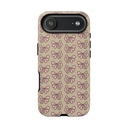 Cute little pink bows - phone case