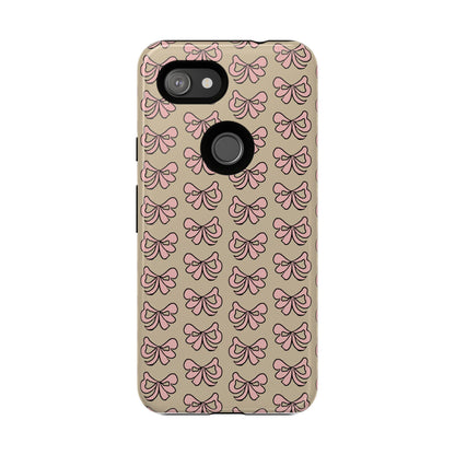 Cute little pink bows - phone case