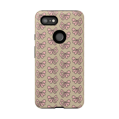 Cute little pink bows - phone case