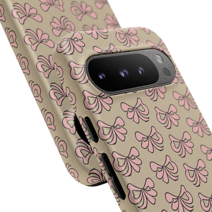 Cute little pink bows - phone case