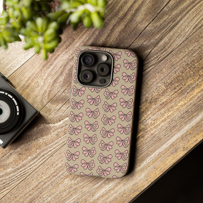 Cute little pink bows - phone case
