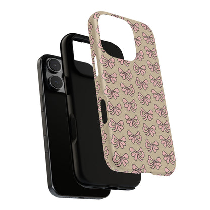 Cute little pink bows - phone case