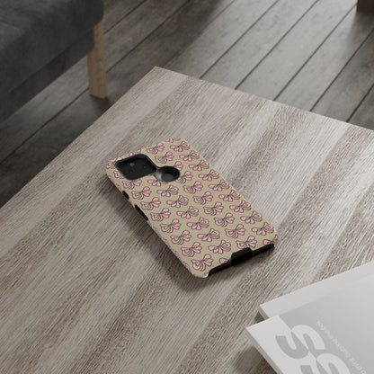 Cute little pink bows - phone case