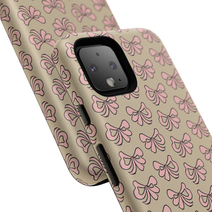 Cute little pink bows - phone case