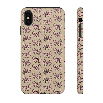 Cute little pink bows - phone case
