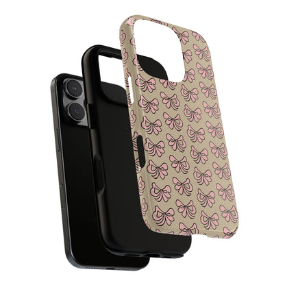 Cute little pink bows - phone case