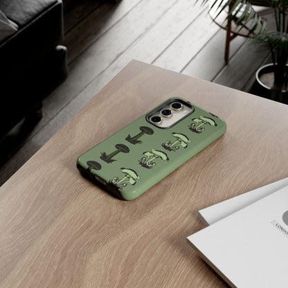 Green funghi phone Case