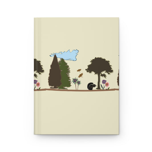 Cute light yellow journal | Hardcover Journal Matte