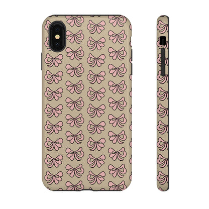 Cute little pink bows - phone case
