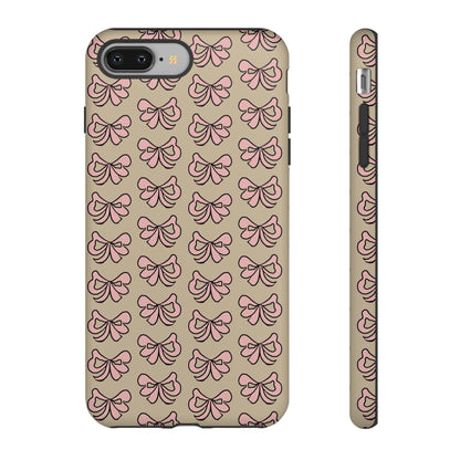 Cute little pink bows - phone case
