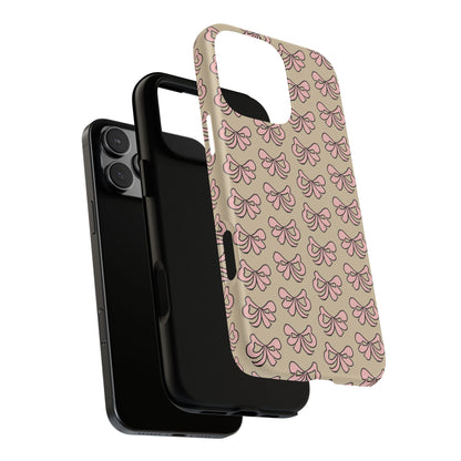 Cute little pink bows - phone case