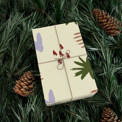Muted colors, cute and handdrawn | Gift Wrap Papers, Wrapping Paper Roll for Gifts, Present Packaging Supplies, Soft Tones Gift Wrap