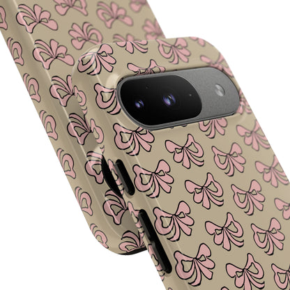 Cute little pink bows - phone case