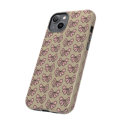 Cute little pink bows - phone case