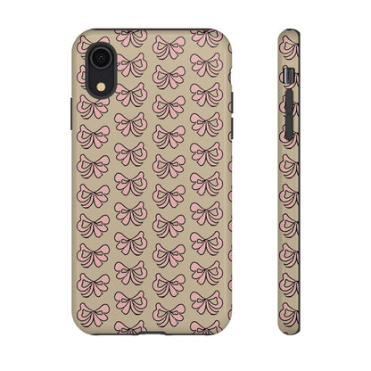 Cute little pink bows - phone case