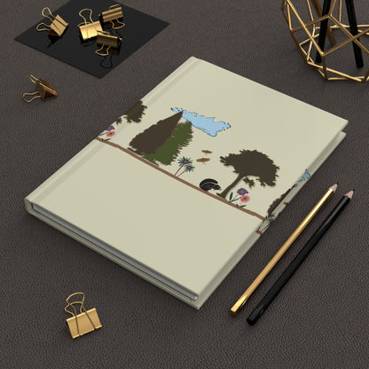 Cute light yellow journal | Hardcover Journal Matte